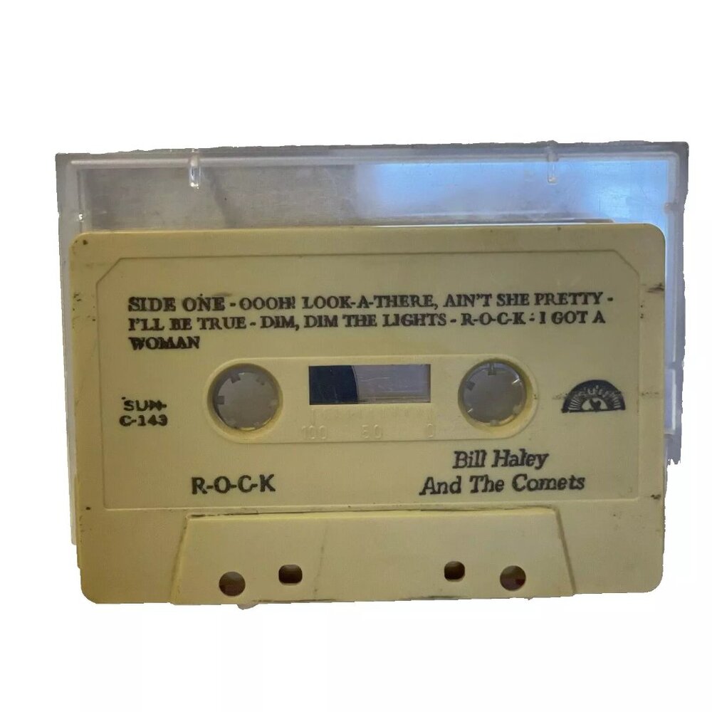 Bill Haley & The Comets R-O-C-K (Cassette, 1979) Sun SUN-C-143 VG NO COVER ART